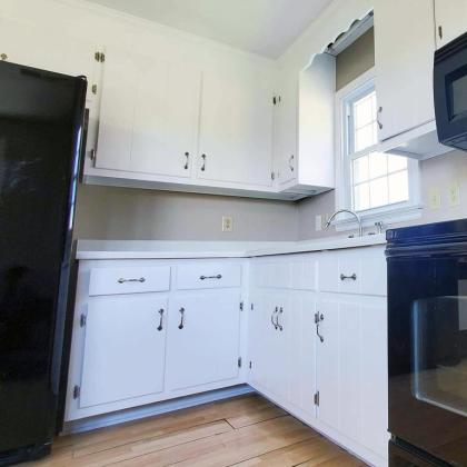 Kitchen cabinets repainted in Richmond VA