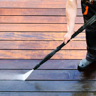 Power Washing deck