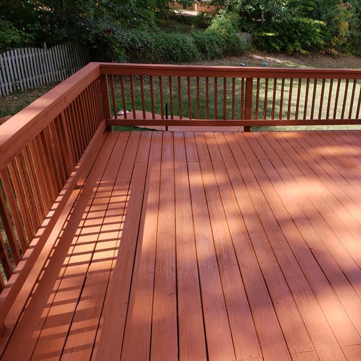 new deck installation
