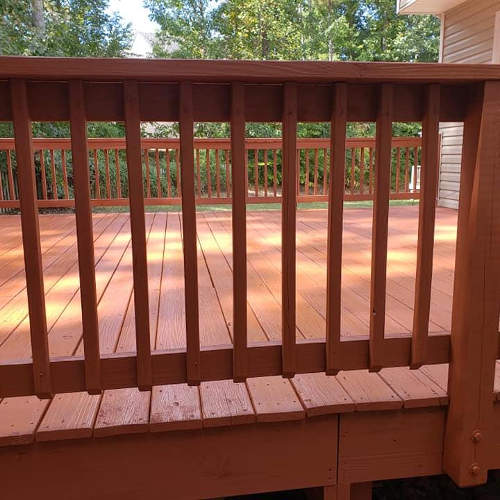 closer look at railing