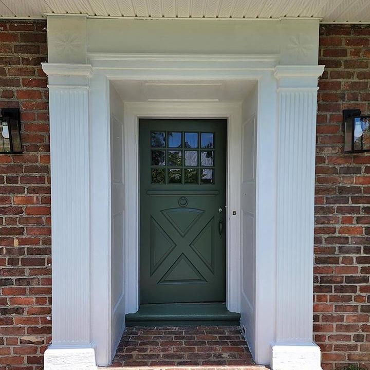Front door after