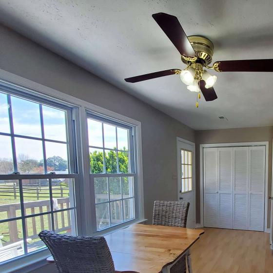 Living room painted in Richmond VA